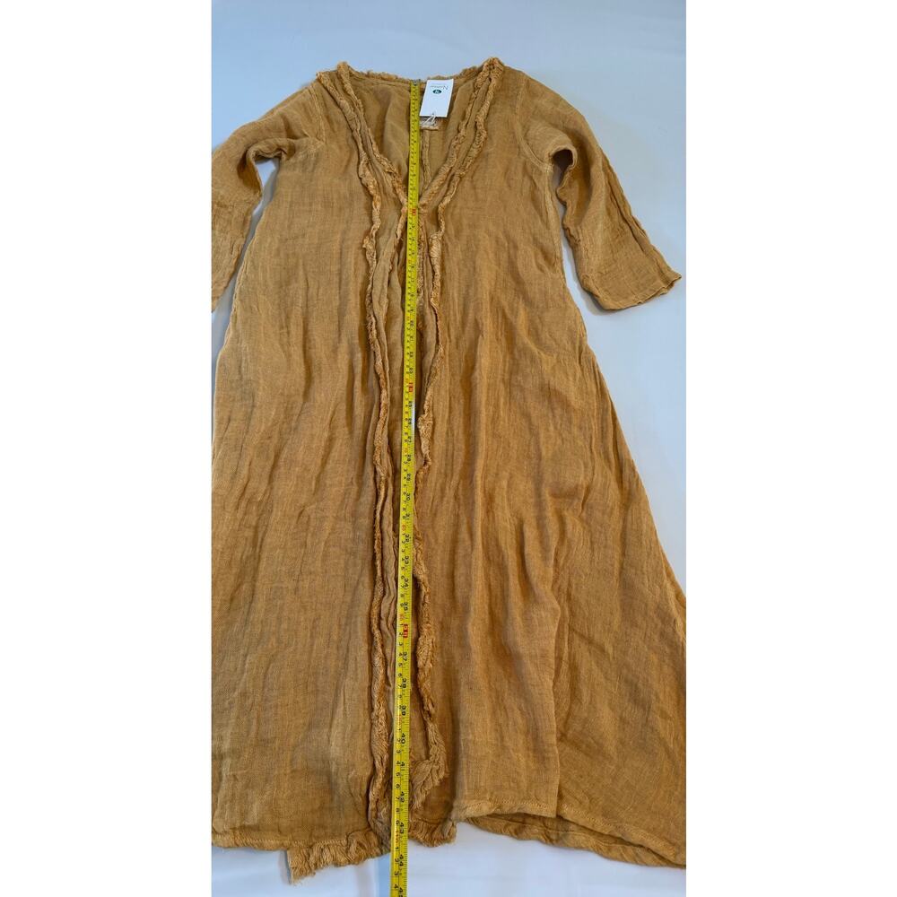 NWT Namsar 100% Linen Open Front Duster Cardigan … - image 4